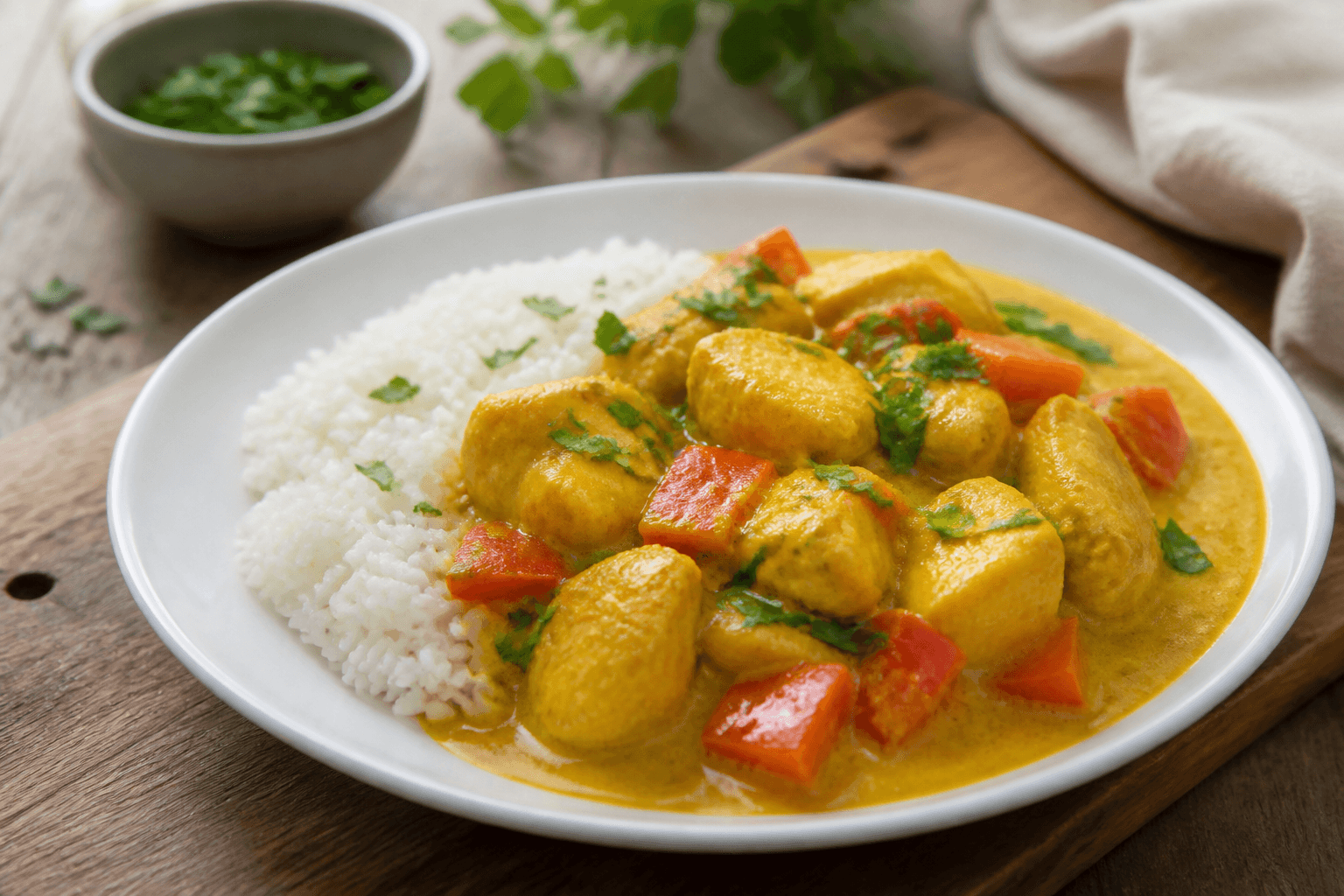 Curry z kurczakiem - sprawdzony przepis Szefa Marka — danie od Szefa Kuchni Marka Wiśniewskiego