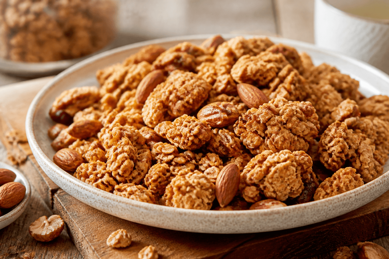 Granola domowa chrupiąca z orzechami — danie od Szefa Kuchni Marka Wiśniewskiego