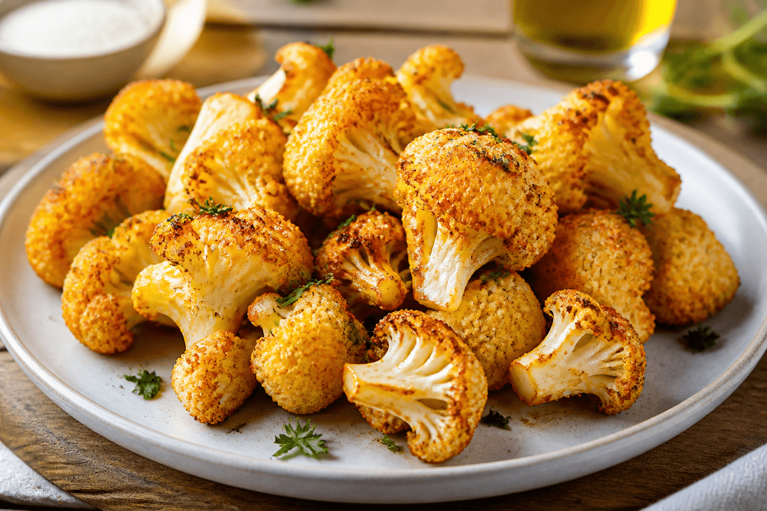 Kalafior air fryer z air fryera - przepis Szefa Marka — danie od Szefa Kuchni Marka Wiśniewskiego