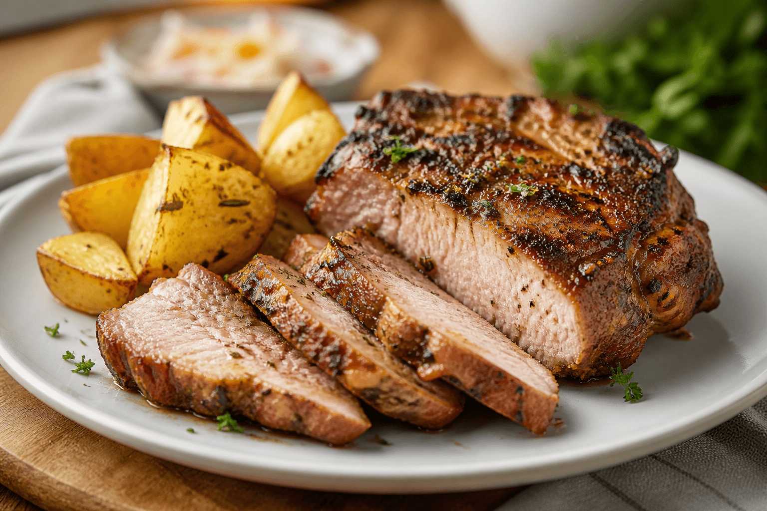 Karkówka air fryer z air fryera - przepis Szefa Marka — danie od Szefa Kuchni Marka Wiśniewskiego