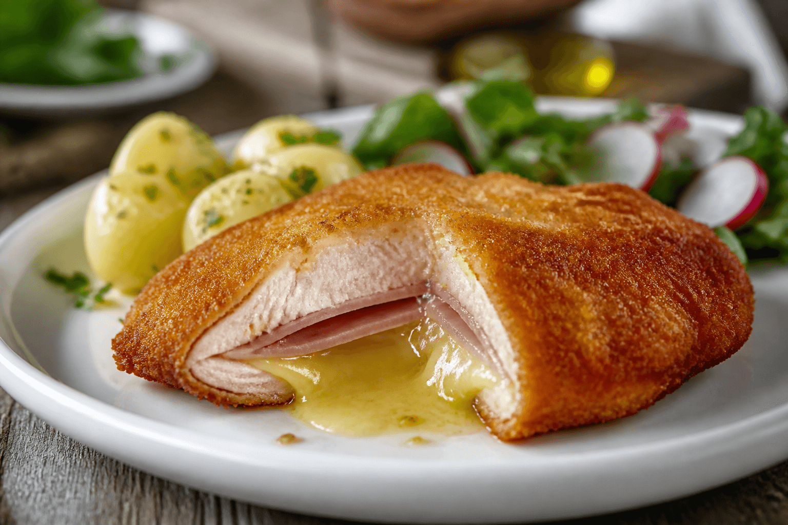 Kotlet de Volaille z Masłem i Szynką — danie od Szefa Kuchni Marka Wiśniewskiego