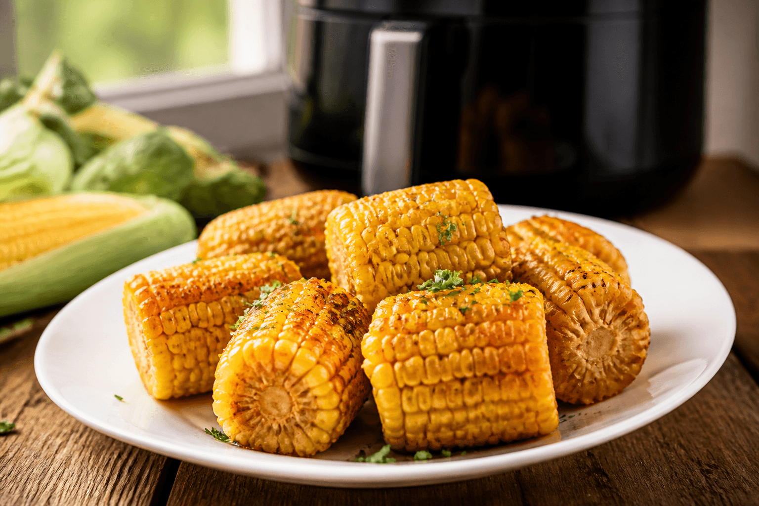 Kukurydza air fryer z air fryera - przepis Szefa Marka — danie od Szefa Kuchni Marka Wiśniewskiego