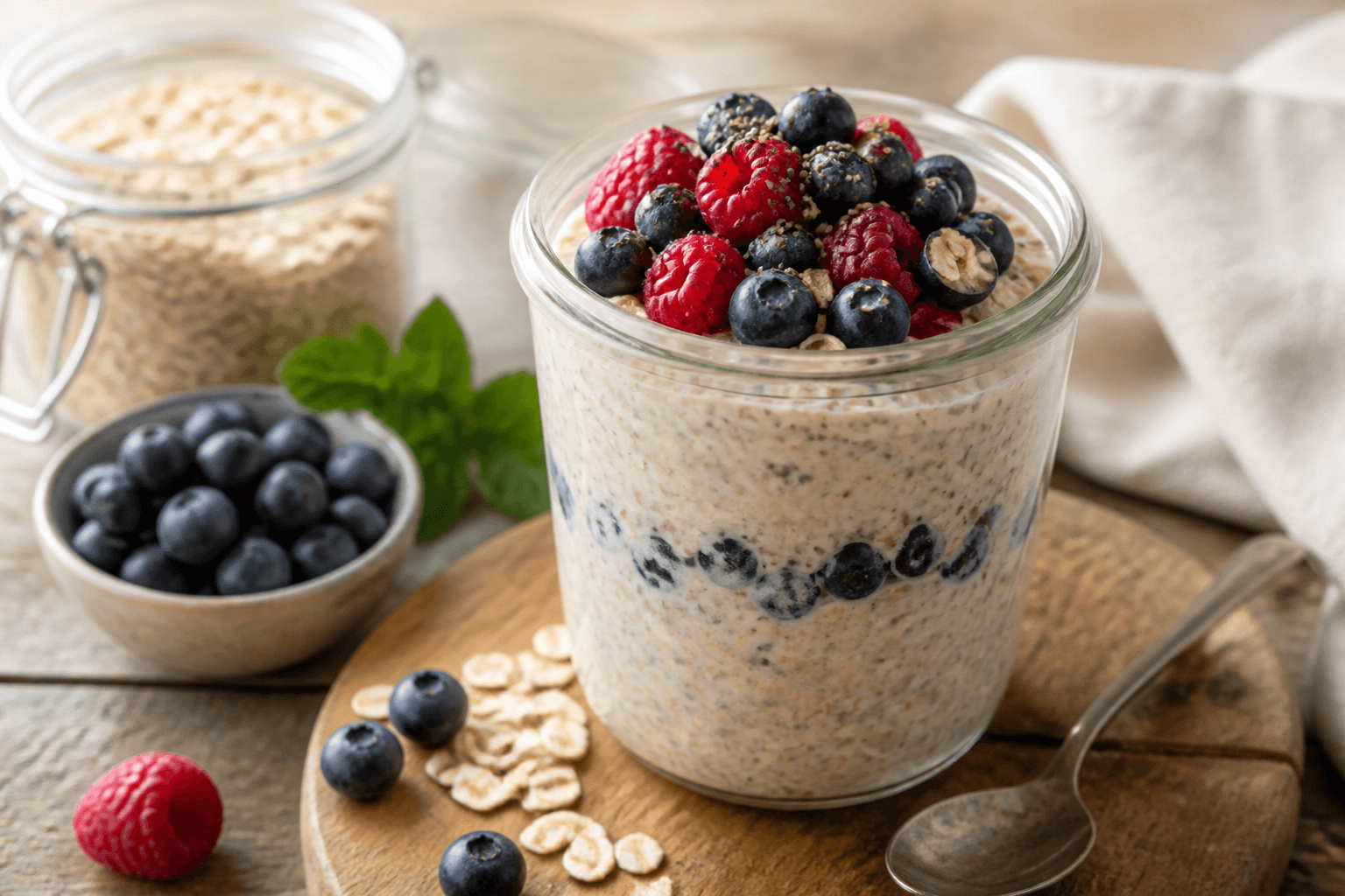 Overnight oats - sprawdzony przepis Szefa Marka — danie od Szefa Kuchni Marka Wiśniewskiego