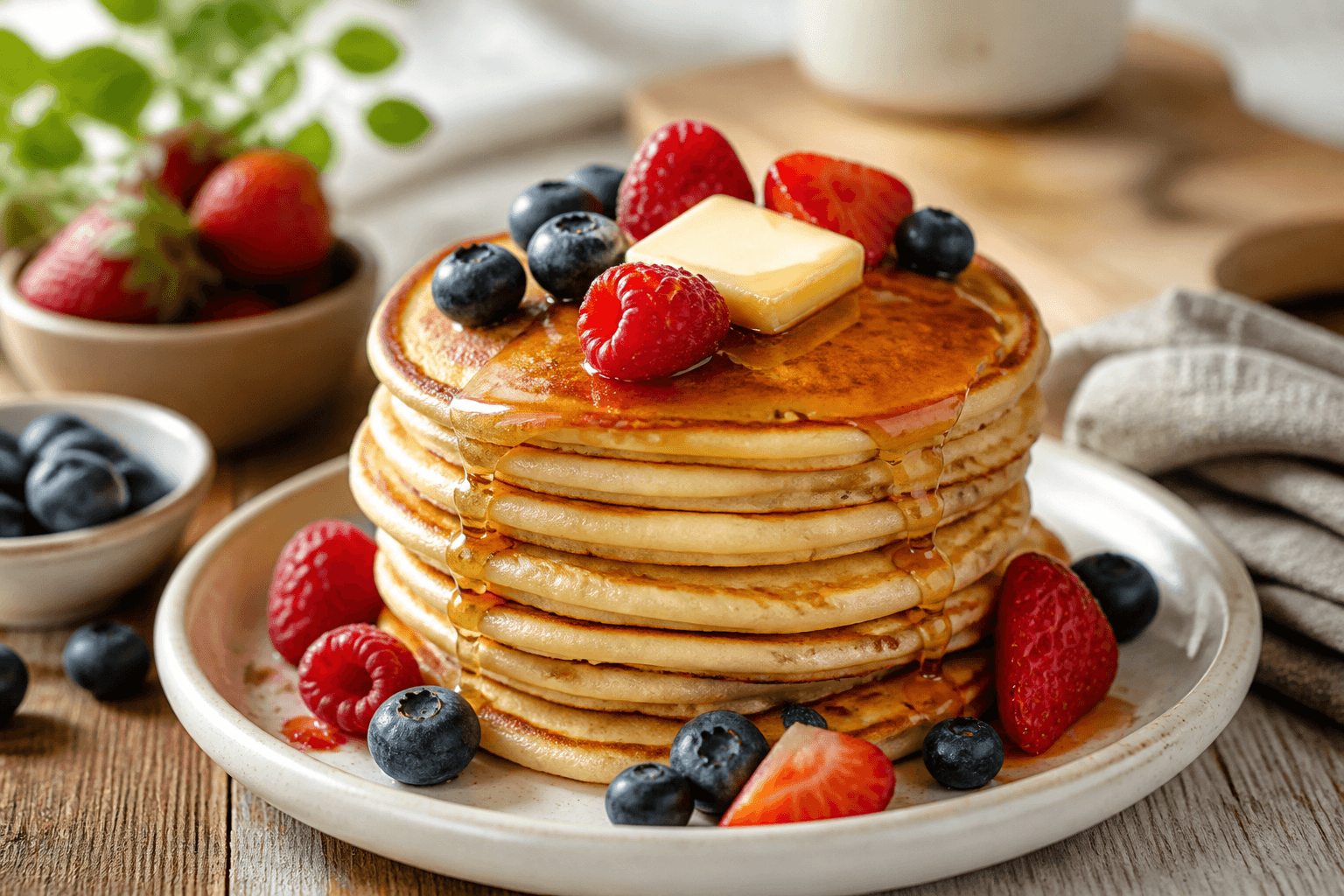 Pancakes amerykańskie - sprawdzony przepis Szefa Marka — danie od Szefa Kuchni Marka Wiśniewskiego