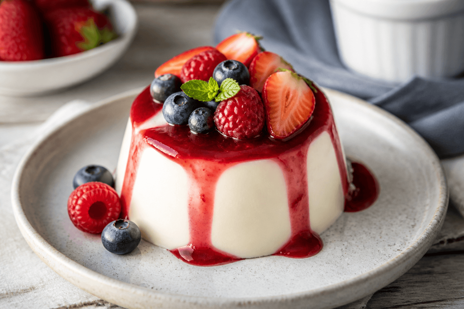 Panna cotta - sprawdzony przepis Szefa Marka — danie od Szefa Kuchni Marka Wiśniewskiego