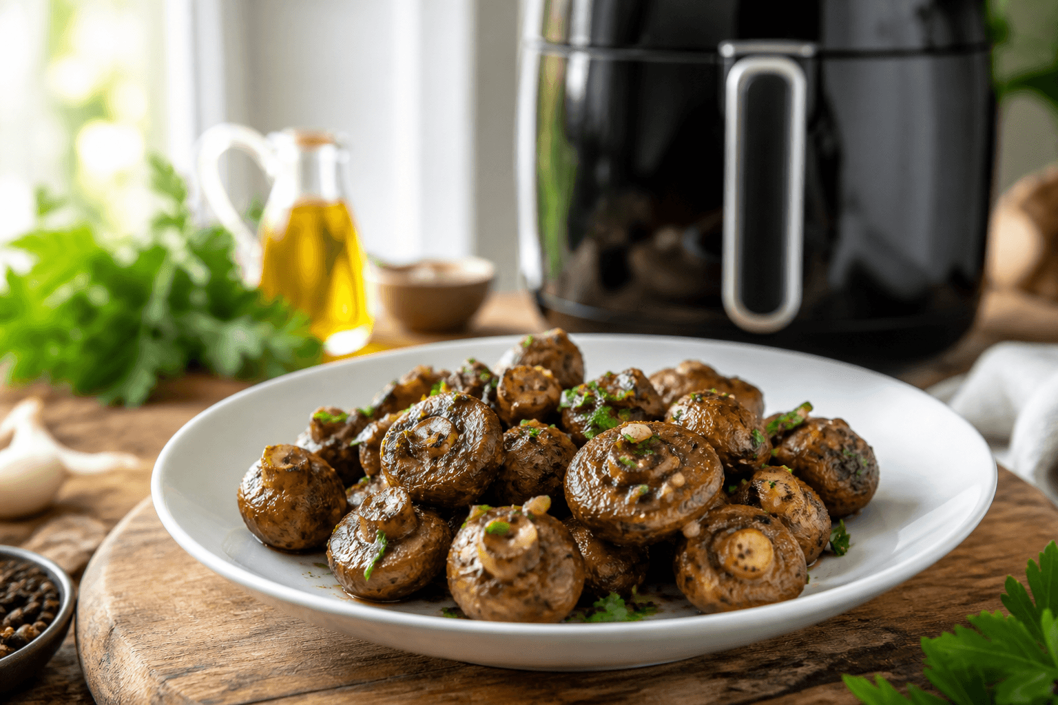 Pieczarki air fryer z air fryera - przepis Szefa Marka — danie od Szefa Kuchni Marka Wiśniewskiego