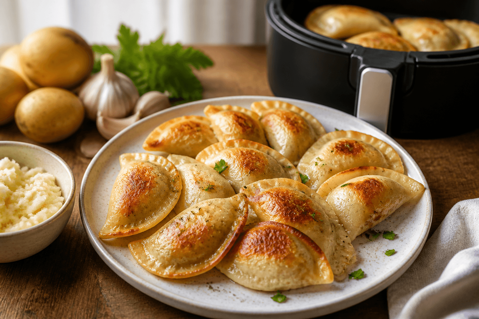 Pierogi air fryer z air fryera - przepis Szefa Marka — danie od Szefa Kuchni Marka Wiśniewskiego