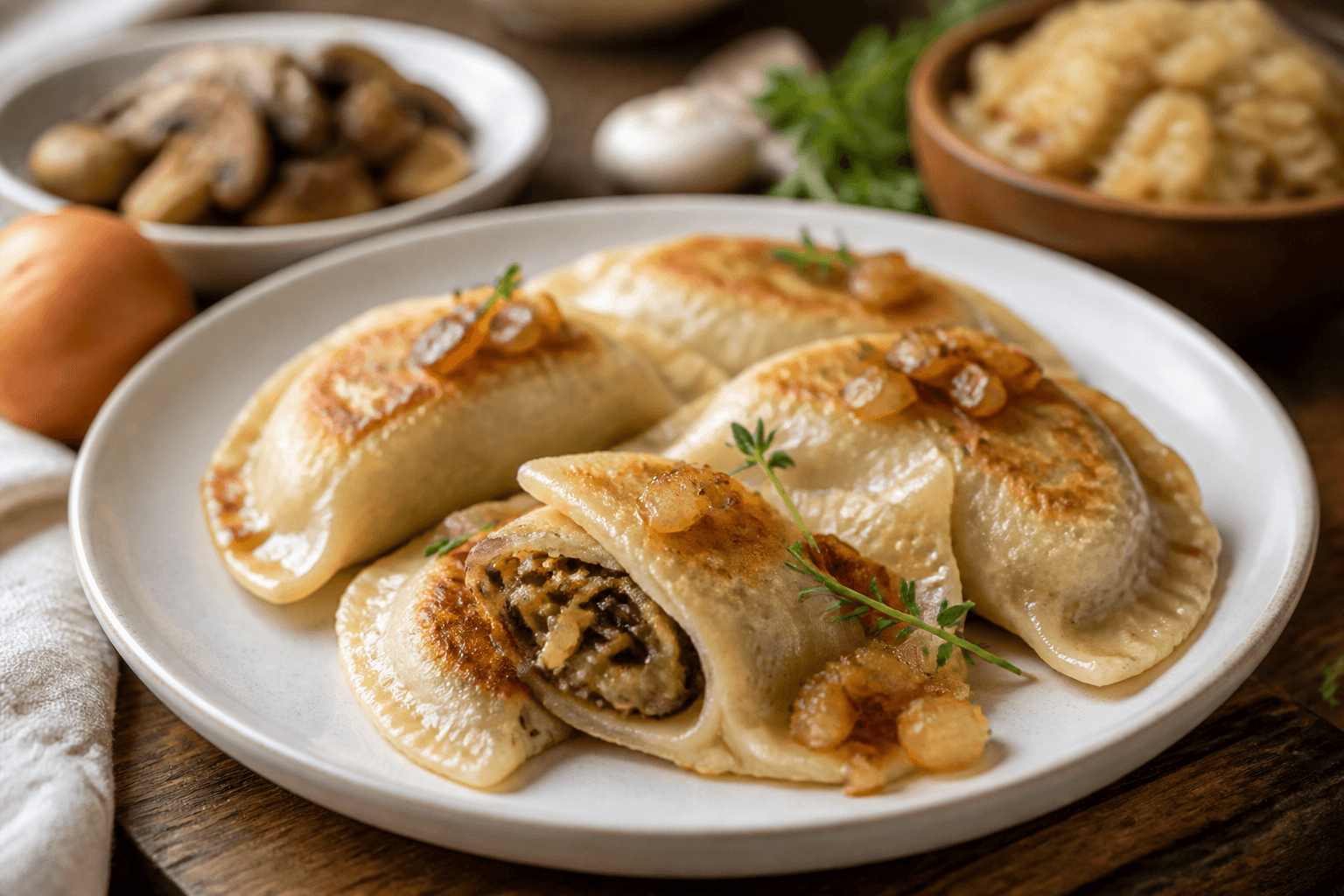 Pierogi z kapustą i grzybami - sprawdzony przepis Szefa Marka — danie od Szefa Kuchni Marka Wiśniewskiego