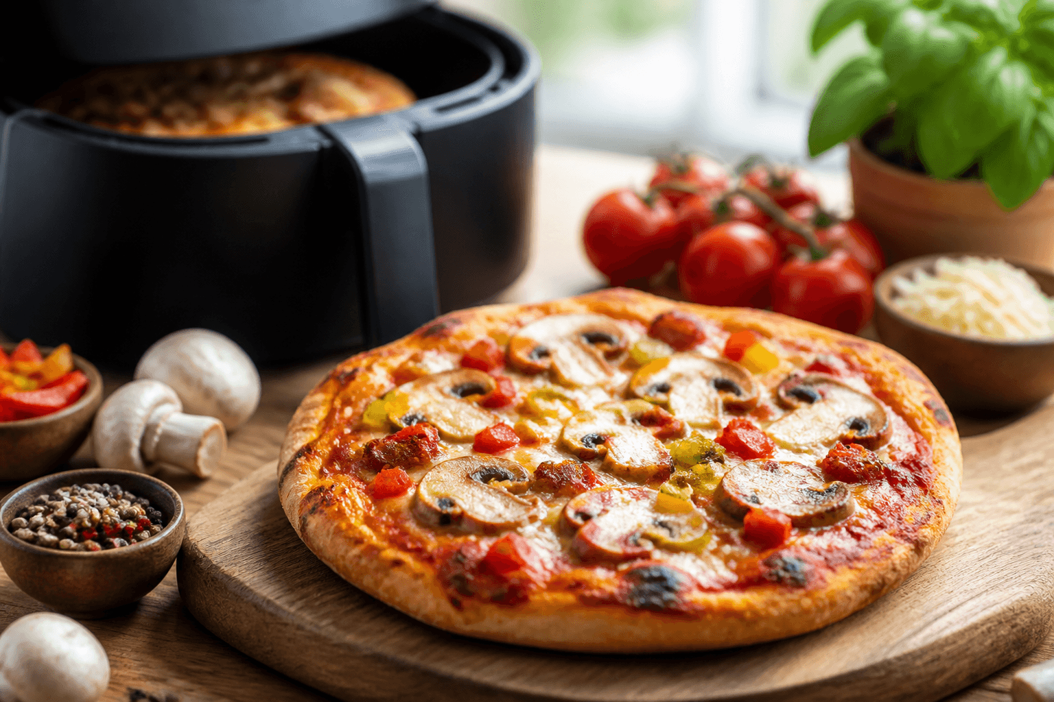 Pizza air fryer z air fryera - przepis Szefa Marka — danie od Szefa Kuchni Marka Wiśniewskiego
