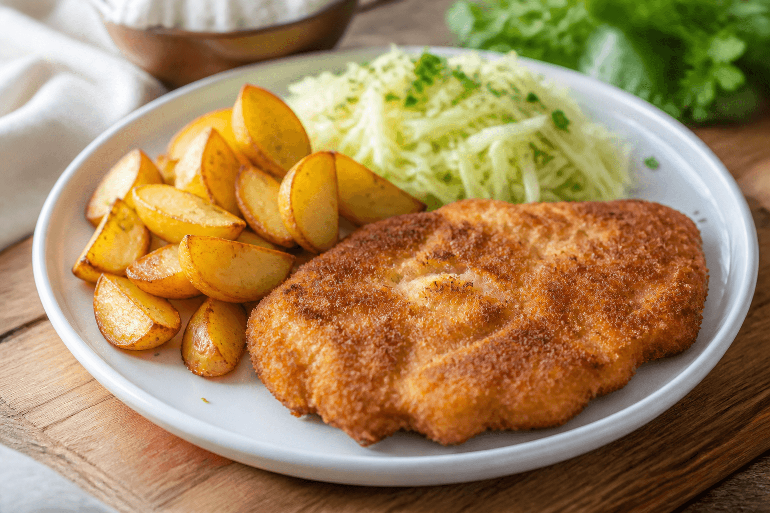 Kotlet schabowy air fryer z air fryera - przepis Szefa Marka — danie od Szefa Kuchni Marka Wiśniewskiego