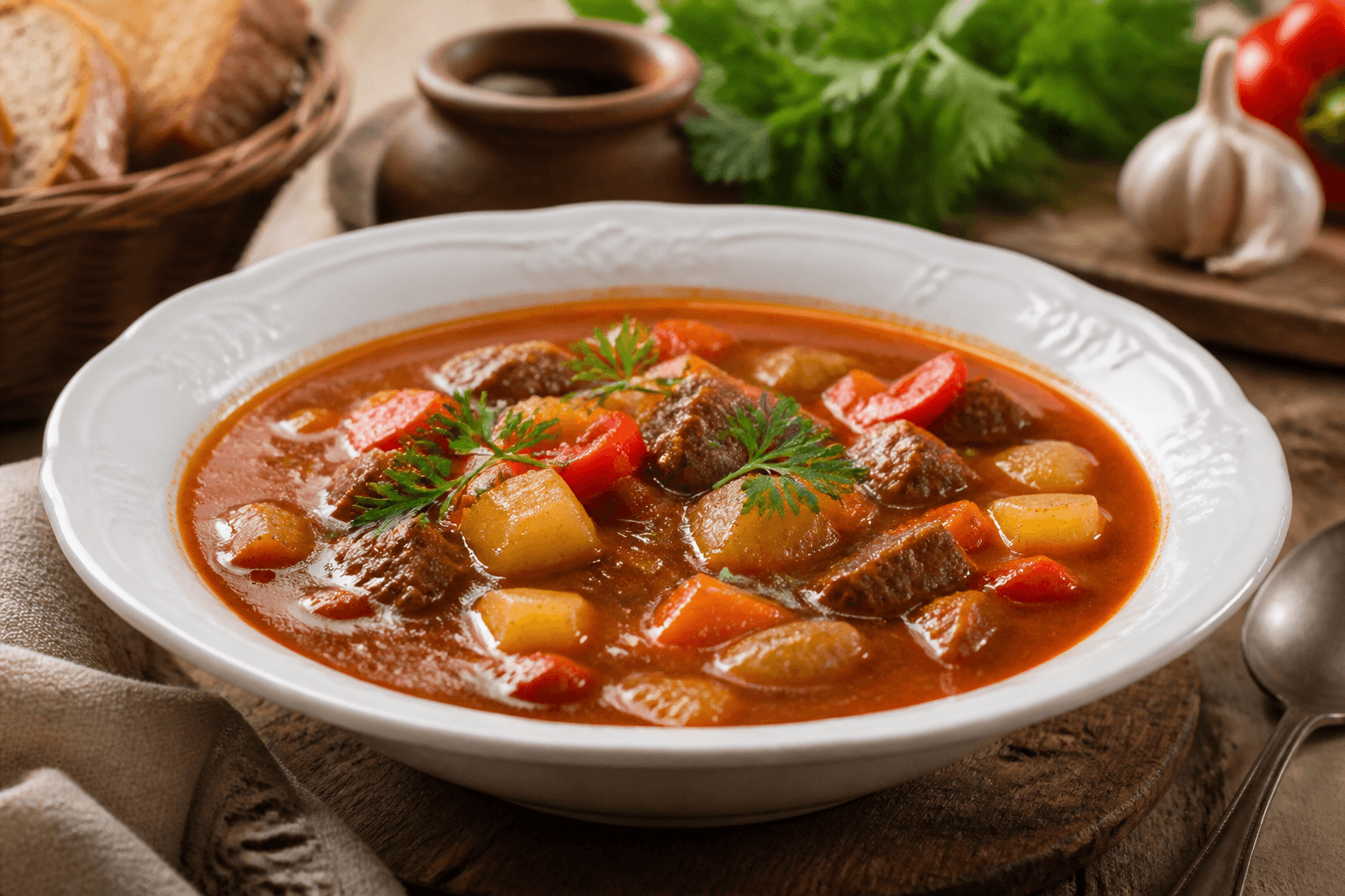 Zupa gulaszowa - sprawdzony przepis Szefa Marka — danie od Szefa Kuchni Marka Wiśniewskiego