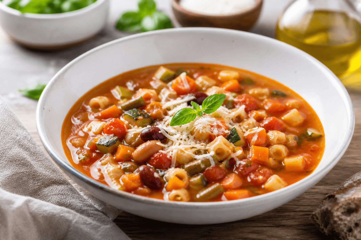 Zupa minestrone - sprawdzony przepis Szefa Marka — danie od Szefa Kuchni Marka Wiśniewskiego